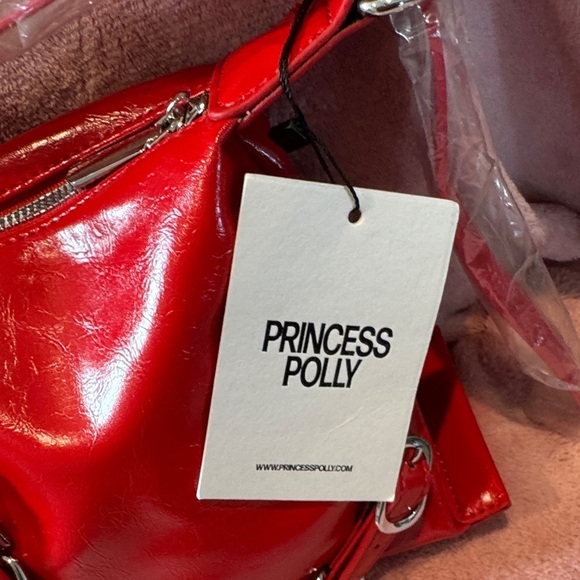 Princess Polly Red Shoulder Bag - Picture 2 of 5